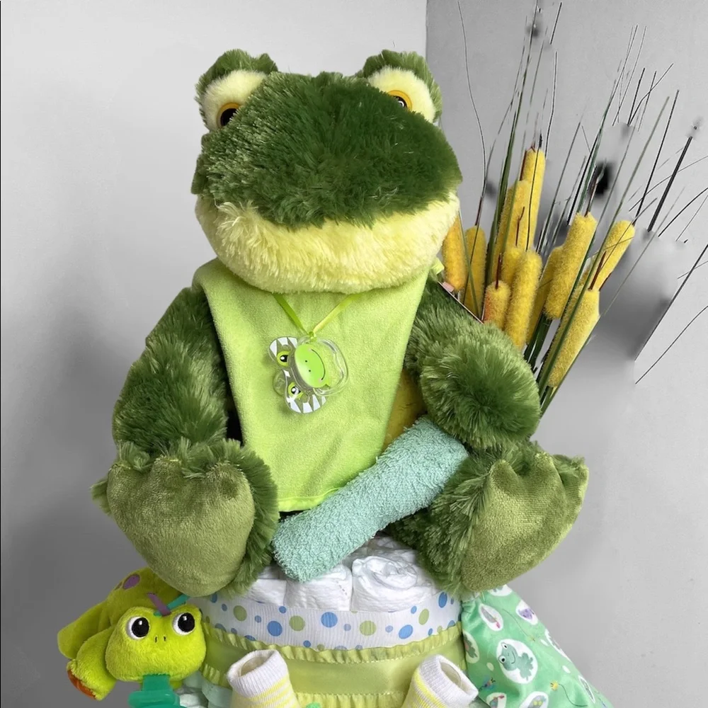 Frog Diaper Cake